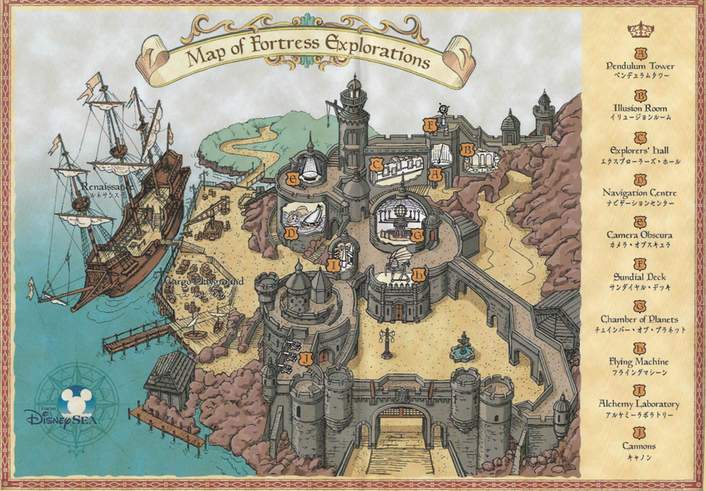 Map of Fortress Explorations